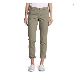 Eddie Bauer Boyfriend Khaki Slim Chinos